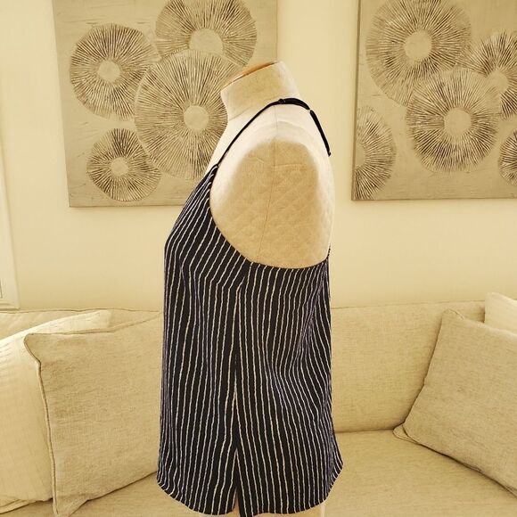 Socialite Mix Stripe Camisole sz Small in Navy - Picture 5 of 8